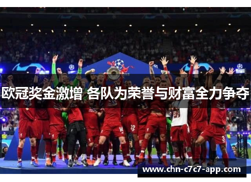 欧冠奖金激增 各队为荣誉与财富全力争夺